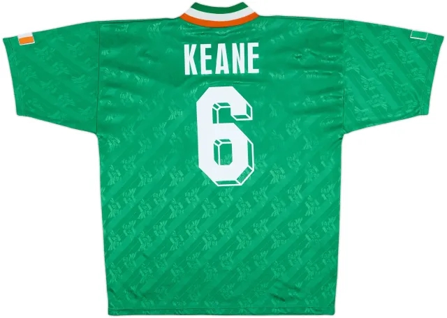 1994 Ireland Home Shirt Keane #6 - 8/10 - (L)