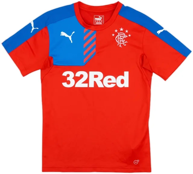 2015-16 Rangers Puma Training Shirt - 9/10 - (S)