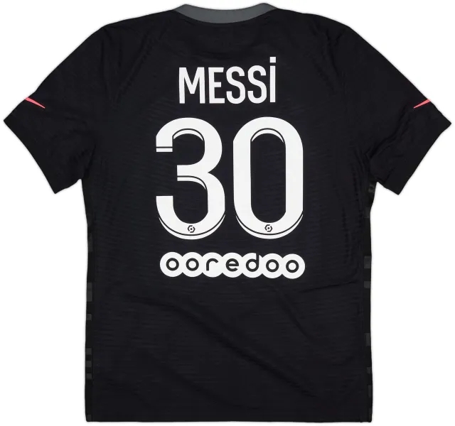 2021-22 Paris Saint-Germain Authentic Third Shirt Messi #30 - 8/10 - (M)