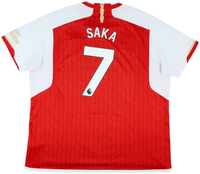 2023-24 Arsenal Home Shirt Saka #7 - 8/10 - (3XL)