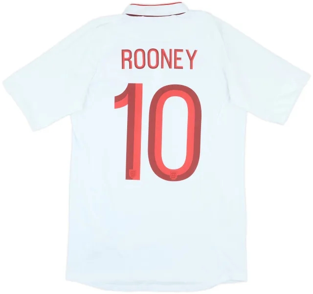2012-13 England Home Shirt Rooney #10 - 8/10 - (S)