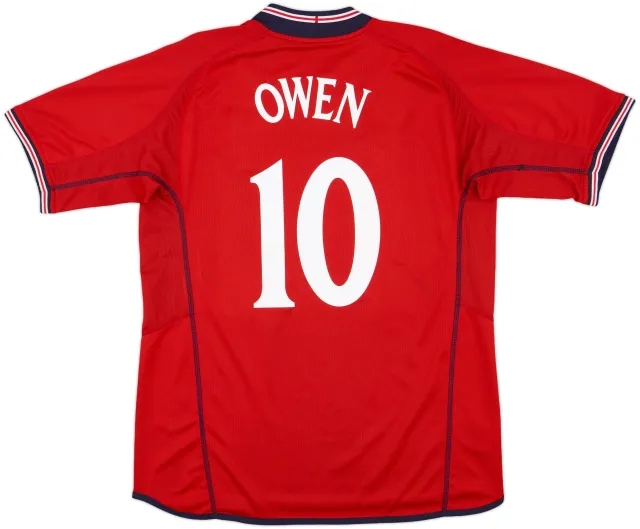 2002-04 England Away Shirt Owen #10 - 8/10 - (XL)