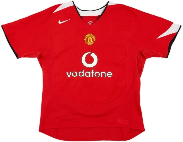 2004-06 Manchester United Home Shirt - 7/10 - (Women's M)