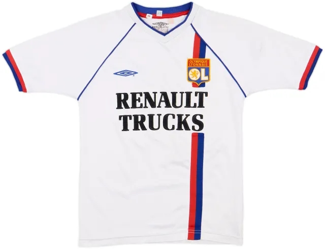 2003-04 Lyon Home Shirt - 5/10 - (XL.Boys)
