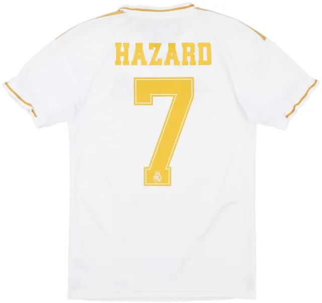 2019-20 Real Madrid Home Shirt Hazard #7 - 8/10 - (XS)