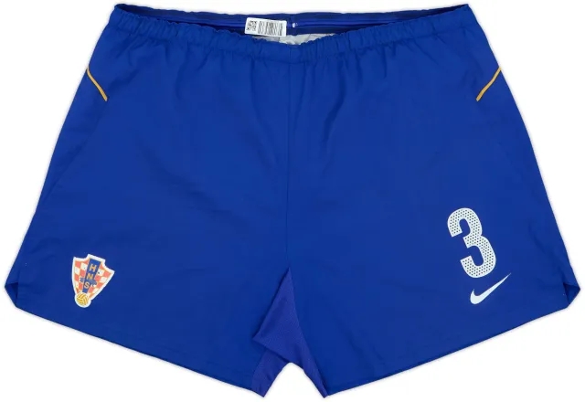 2004-06 Croatia Player Issue Away Shorts #3 - 6/10 - (XL)