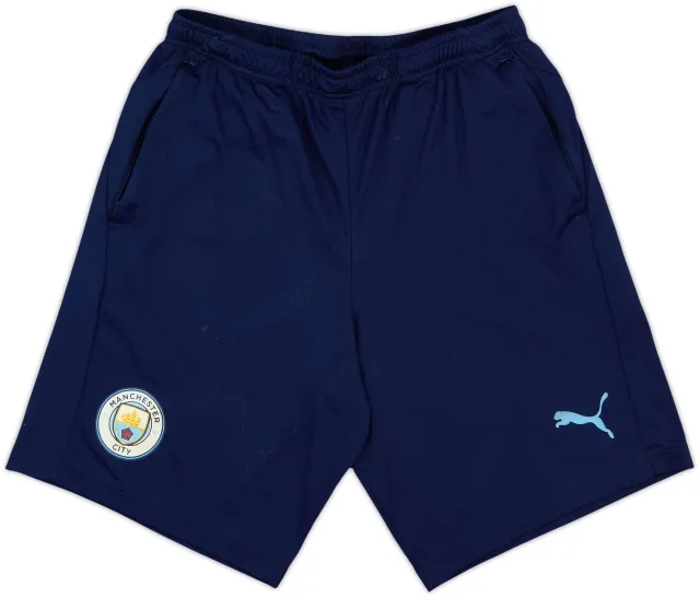 2019-20 Manchester City Puma Training Shorts - 6/10 - (M)