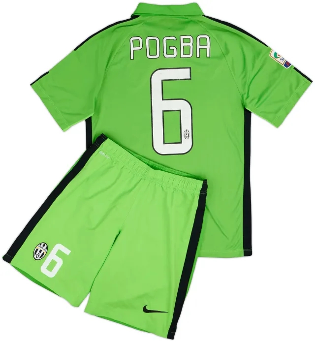 2014-15 Juventus Third Shirt & Shorts Pogba #6 - 6/10 - (S)