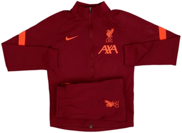 2021-22 Liverpool Nike Tracksuit - 8/10 - (L.Boys)