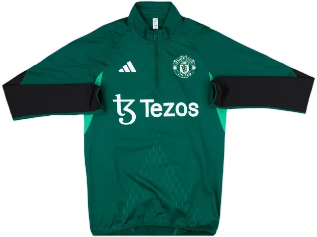 2023-24 Manchester United adidas Sweat Top - 9/10 - (XS)
