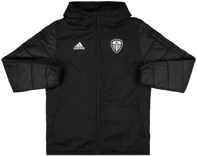 2020-21 Leeds United adidas Padded Bench Coat - 8/10 - (S)