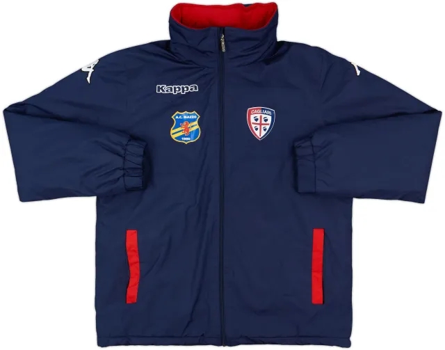 2014-15 Cagliari Kappa Bench Coat - 10/10 - (M)