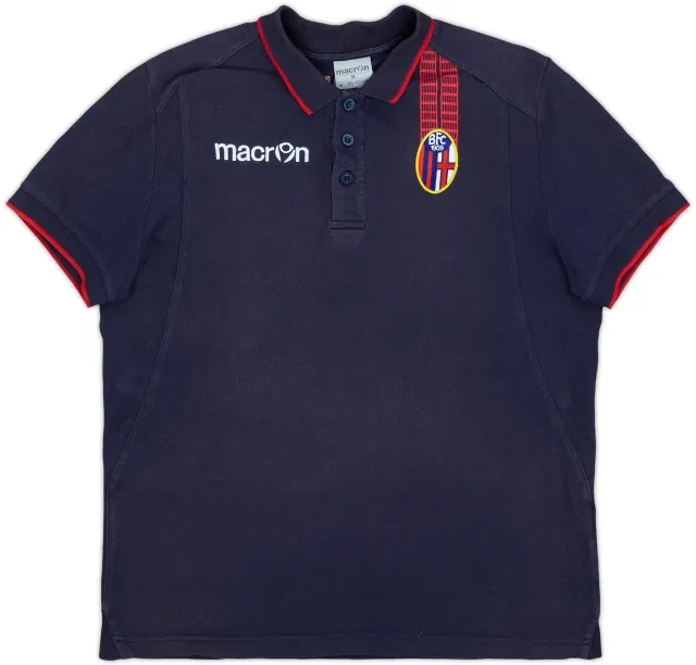 2016-17 Bologna Macron Polo Shirt - 9/10 - (M)