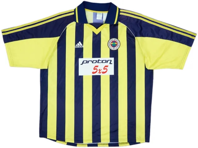 adidas Fenerbahce Mens SS Home Shirt 1999/00