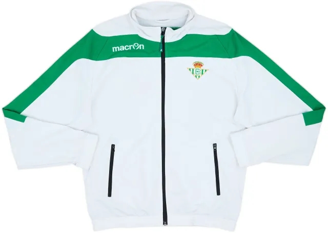 2013-14 Real Betis Macron Track Jacket - 6/10 - (S)