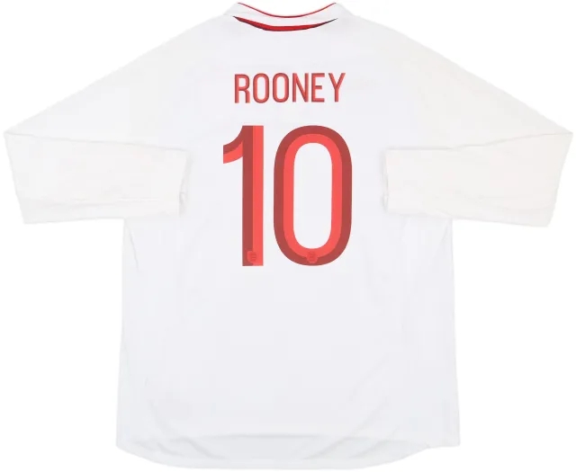 2012-13 England Home Shirt Rooney #10 - 10/10 - (XXL)