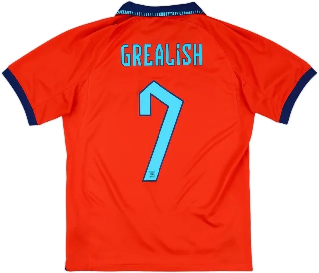 2022-23 England Away Shirt Grealish #7 - 10/10 - (S)