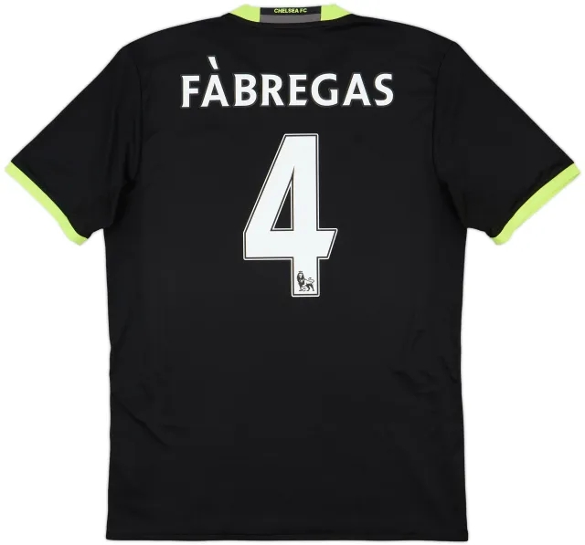 2016-17 Chelsea Away Shirt Fabregas #4 - 9/10 - (M)
