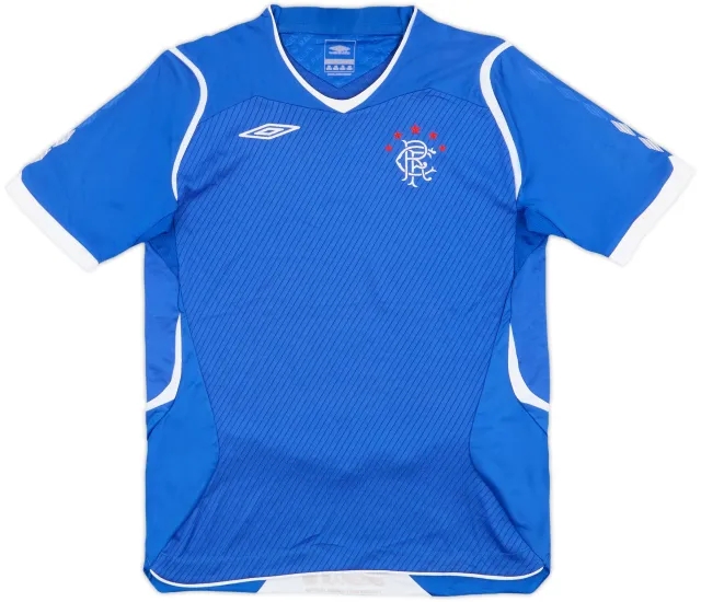 Umbro Rangers Boys SS Home Shirt 2008/09