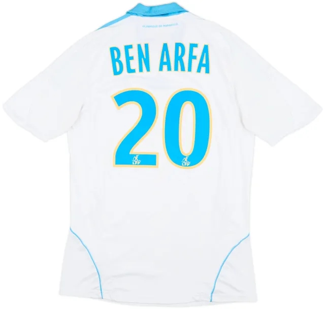 2008-09 Olympique Marseille Home Shirt Ben Arfa #20 - 6/10 - (S)