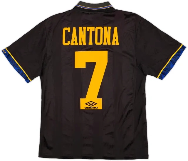 1993-95 Manchester United Away Shirt Cantona #7 - 8/10 - (S)