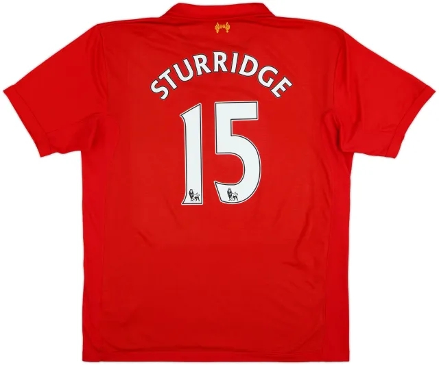 2016-17 Liverpool Home Shirt Sturridge #15 - 7/10 - (XXL)