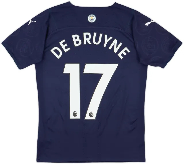 2021-22 Manchester City Authentic Third Shirt De Bruyne #17 - 9/10 - (S)