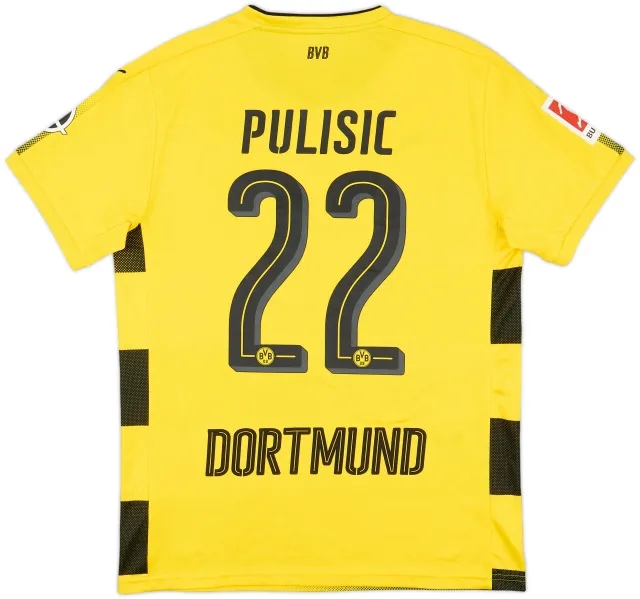 Puma Borussia Dortmund Mens SS Home Shirt 2017/18