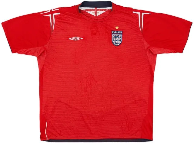 2004-06 England Away Shirt - 5/10 - (XXL)
