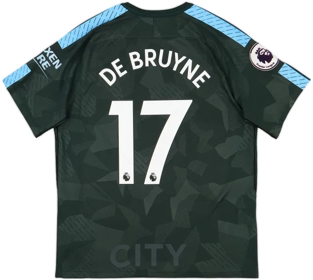 2017-18 Manchester City Third Shirt De Bruyne #17 - 7/10 - (L)