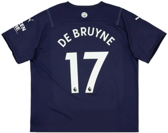 2021-22 Manchester City Third Shirt De Bruyne #17 - 8/10 - (XXL)