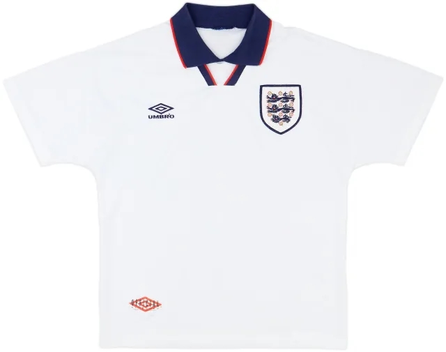 1993-95 England Home Shirt - 8/10 - (L)