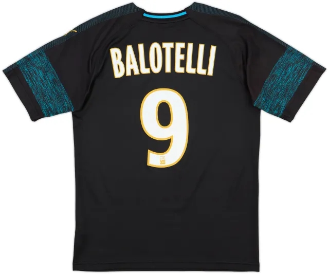 2018-19 Olympique Marseille Away Shirt Balotelli #9 - 10/10 - (S)