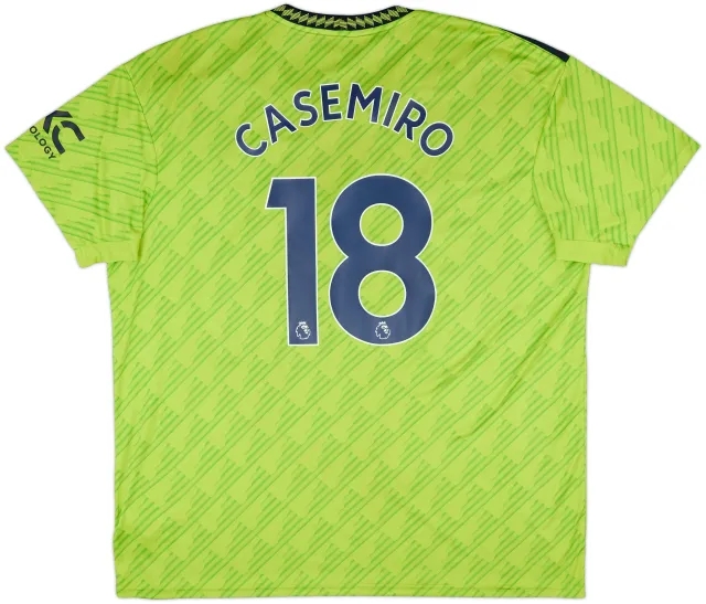 2022-23 Manchester United Third Shirt Casemiro #18 - 8/10 - (XXL)