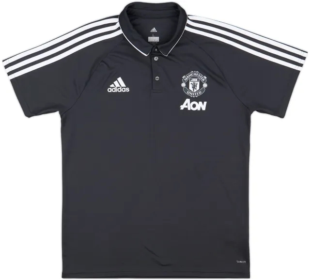 2017-18 Manchester United adidas Polo Shirt - 10/10 - (L)