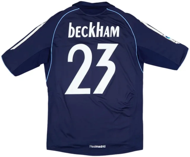 2005-06 Real Madrid Away Shirt Beckham #23 - 9/10 - (S)