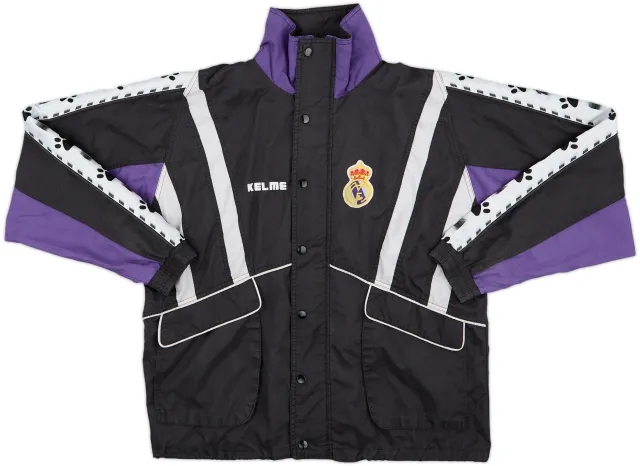 1997-98 Real Madrid Kelme Hooded Rain Jacket - 8/10 - (S)