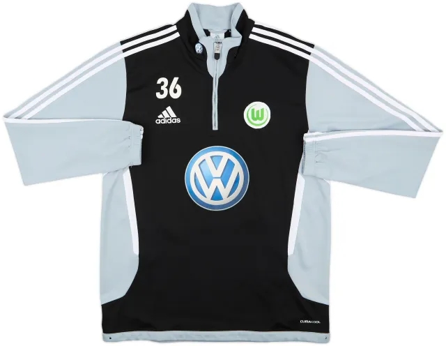 adidas Wolfsburg Mens SS Player Issue Home Shirt 2010/11