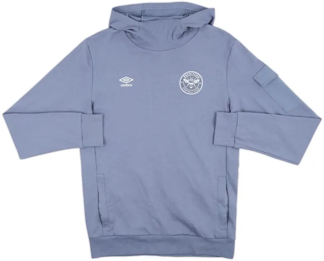 2019-20 Brentford Umbro Hooded Sweat Top - 9/10 - (M)