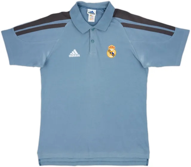 2001-02 Real Madrid adidas Polo Shirt - 5/10 - (L)