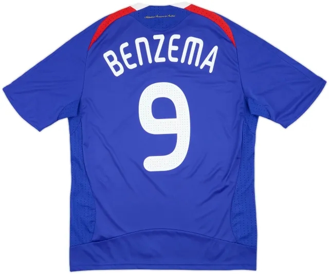 adidas France Mens SS Home Shirt 2007