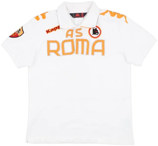 2009-10 Roma Kappa Polo Shirt - 9/10 - (XL.Boys)