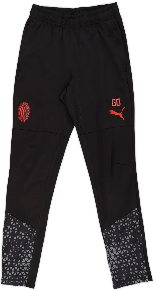 2023-24 AC Milan Puma Staff Issue Track Pants/Bottoms 'GO' - 8/10 - (S)