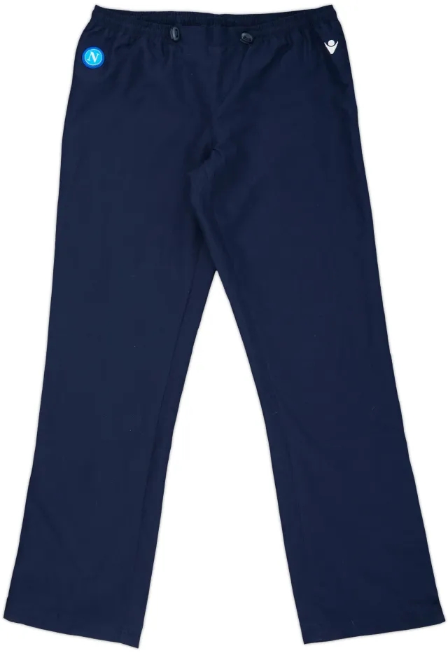 2009-10 Napoli Macron Track Pants/Bottoms - 9/10 - (L)