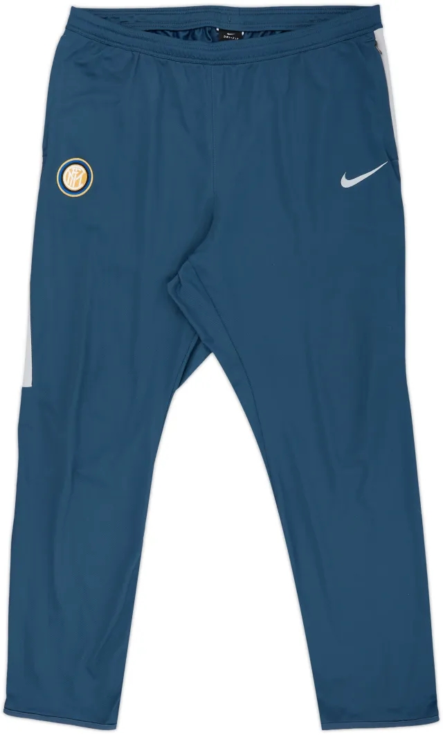 2017-18 Inter Milan Nike Track Pants/Bottoms - 9/10 - (XXL)