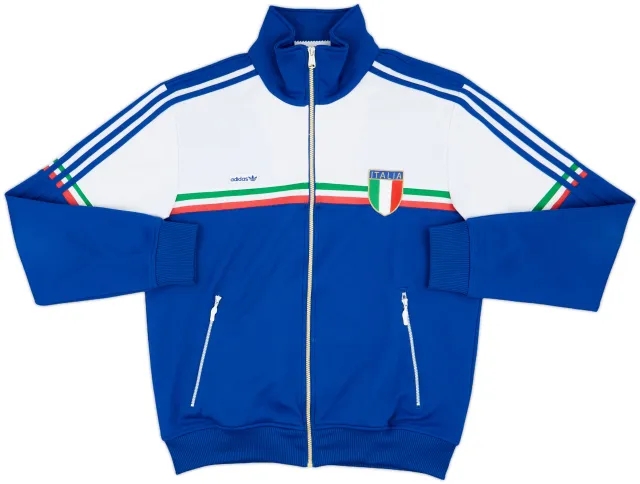2010-11 Italy adidas Originals Retro Track Jacket - 7/10 - (L)
