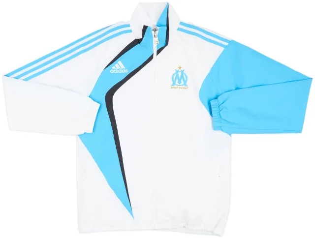 2009-10 Olympique Marseille adidas Track Jacket - 8/10 - (XS)