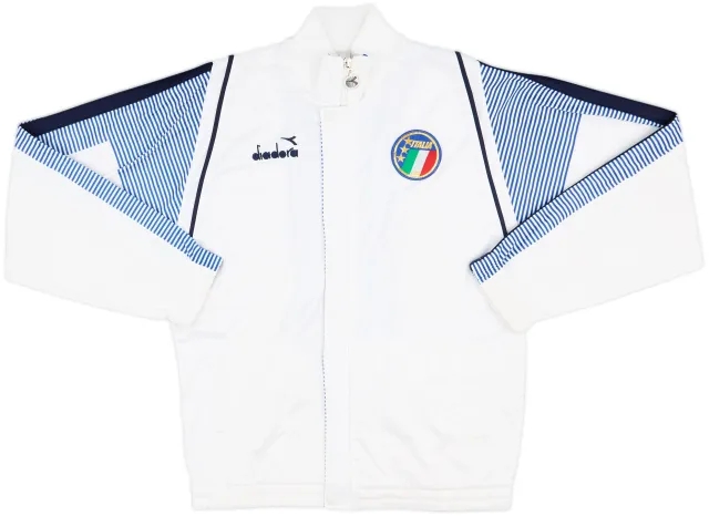 1988-90 Italy Diadora Track Jacket - 8/10 - (M)