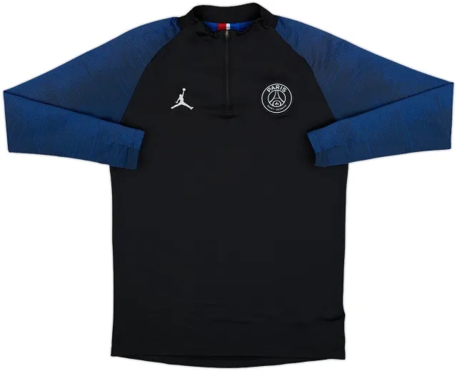 2020-21 Paris Saint-Germain Nike 1/4 Zip Drill Top - 8/10 - (M)