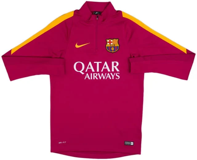 2016-17 Barcelona Nike 1/4 Zip Drill Top - 10/10 - (S)